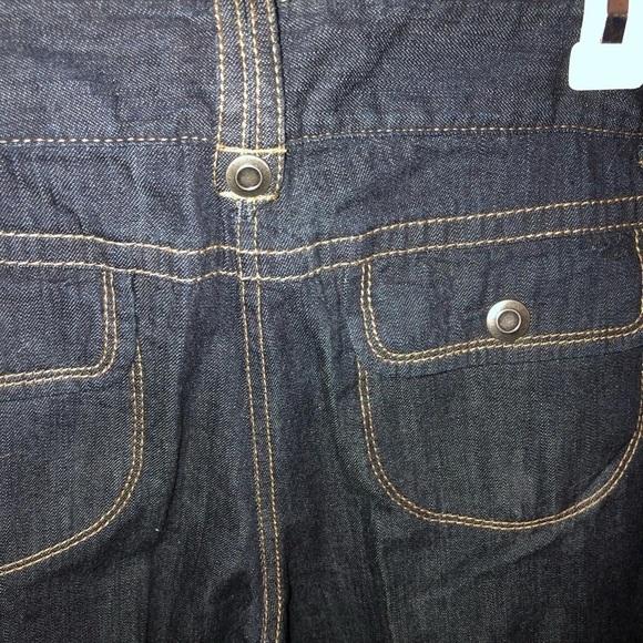 Ann Taylor size 10 blue high waist wide leg jeans trouser style - Picture 9 of 11